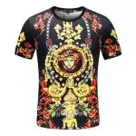 t-shirt versace pas cher cotton couronne medusa